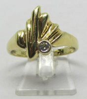 Damenring Gold 585 mit Diamant