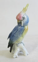 Papagei Kakadu Alt Porzellanfigur Enz