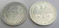 Münze - 625 Silber - Bundesrepublik Deutschland 1966 F 5 DM Humbolt - Gedenkmünze  - vorzüglich-stempelglanz