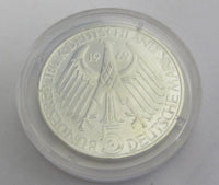 Münze - 625 Silber - Bundesrepublik Deutschland 1969 G 5 DM F Theodor Fontane - Gedenkmünze in Münzkapsel  - Fast Stempelglanz
